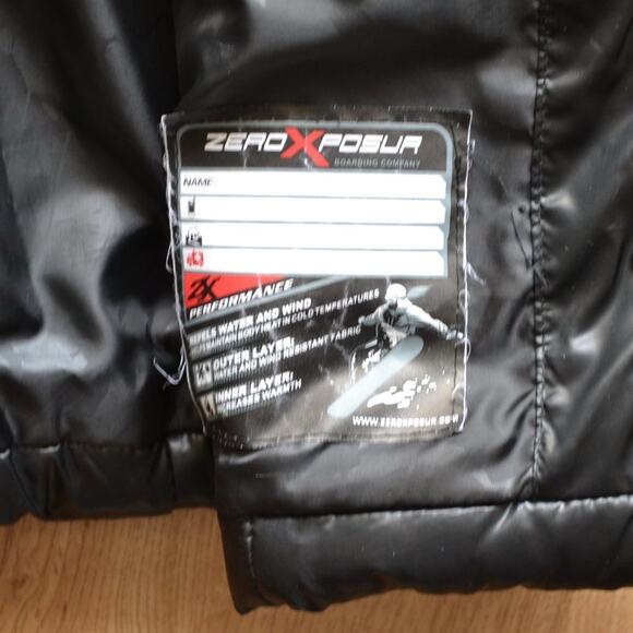 ZeroXposur Jacket Long Black Puffer - Picture 8 of 8